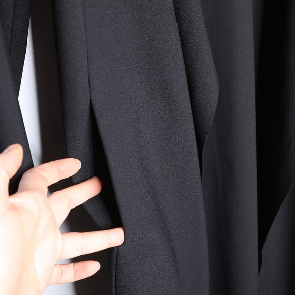 FINDERS Keepers Long Belted Black Duster Cardigan Classic - Picture 16 of 16